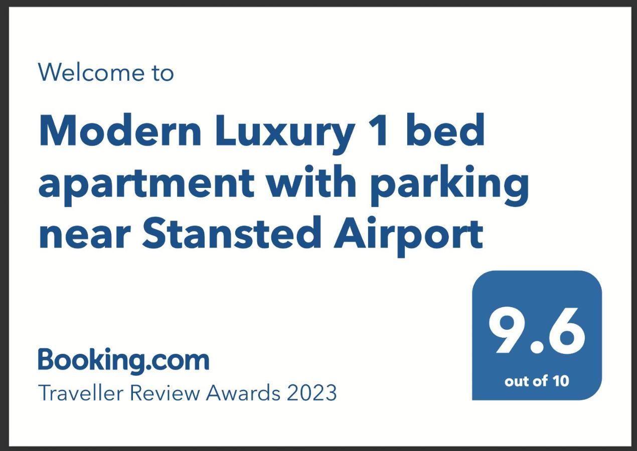 Modern Luxury 1 Bed Apartment With Parking Near Stansted Airport Stansted Mountfitchet Buitenkant foto